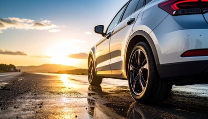 car on the road
