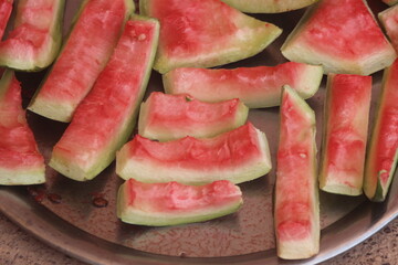 Watermelon Rinds Close Up