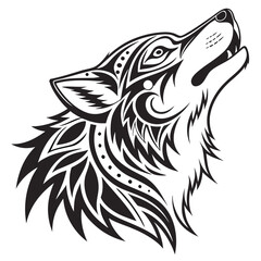 Ornamental Mandala Style Lotus Line Art 1