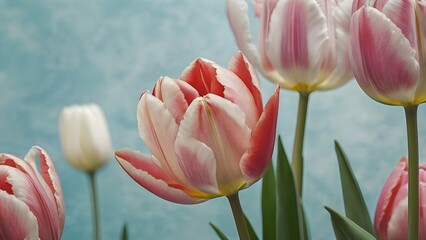colorful tulips