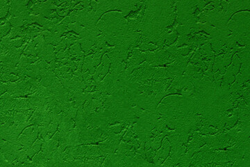 Abstract background for design from green plaster.