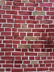 vintage red bricks wall background