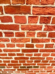 vintage red bricks wall background