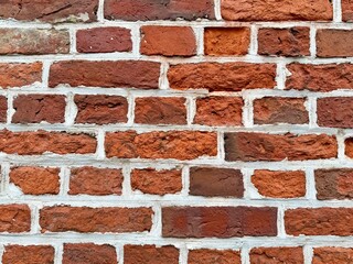 vintage red bricks wall background