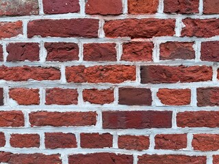 vintage red bricks wall background