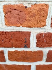 vintage red bricks wall background