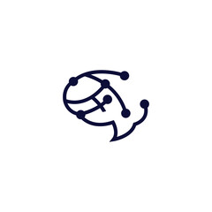 brain and logo technology