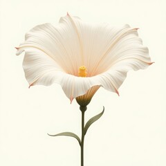 Elegant Soft-Colored Flower with Delicate Petals – Botanical and Floral Art