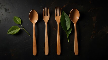 Spoon and fork on grunge background with shiny silverware and cutlery set