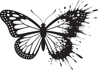 detailed butterfly ink splatter vector art illustration perfect for posters prints wallpapers ai eps jpeg png