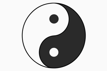 The Yin and Yang Symbol Representation of Duality Harmony and Interconnectedness Showing the Balance of Opposites