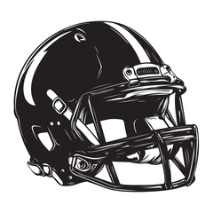 Fototapeta premium American football helmet illustration