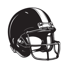 Fototapeta premium American football helmet illustration