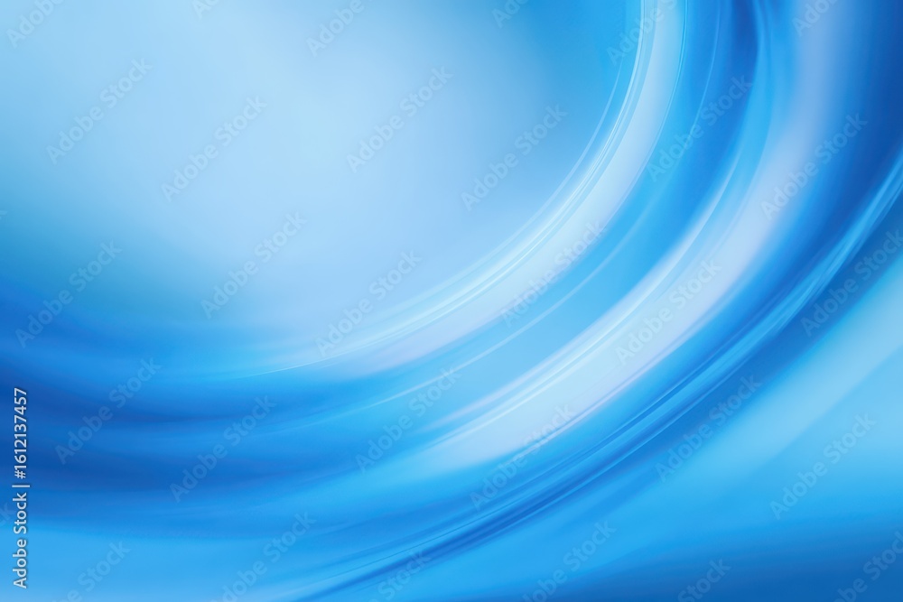 Poster swirling blue curves create a smooth abstract background for design and art projects in various crea