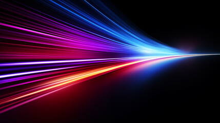Glowing rays digital illustration abstract background. Sunburst poster. AI artwork.