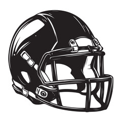 Fototapeta premium American football helmet illustration