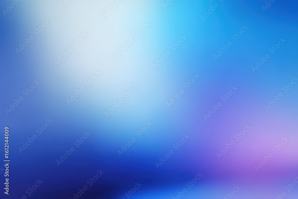 Poster elegant gradient background featuring a soothing transition from deep navy blue to lighter hues, cre