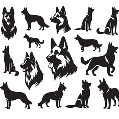 "Silhouette of a Standing Dog – Vector Illustration"

"Black Dog Silhouette Isolated on White Background"

"Minimalist Dog Silhouette – Pet Animal Vector Design"

"Side View of a Dog in Silhouette Sty