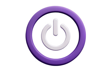 Power Button Icon: A simple, sleek, and modern depiction of the universal power button icon, presented in a visually appealing and minimalist design, ideal for various applications and contexts.