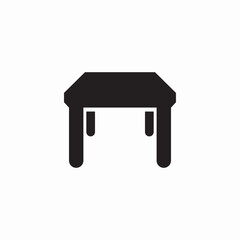 meal desk icon sign vector