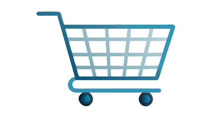 Shopping cart icon vector illustration for online shop retail store supermarket purchase and ecommerce design