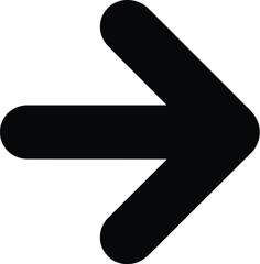 Black arrow points to the right, a simple direction indicator icon.
