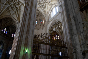 Stunning Interior of Segovia Cathedral, Spain