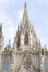 Obraz premium Stunning Architectural Detail of Barcelona Cathedral
