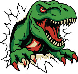 T Rex Dinosaur Layered SVG Cut Files for Cricut & Silhouette