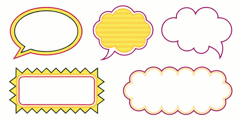 Speech Bubble Element Set