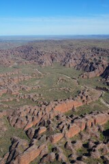 Aerial view of the Bungle Bungles in Purnululu National Park, Western Australia