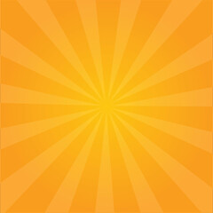 Radiant Sunshine Yellow and Orange Background with Sunburst Rays for Advertising and Graphic Design Projects, new, trendy, 2025, unique,
