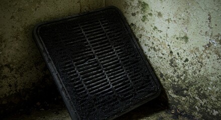 Dirty air filter corner