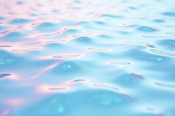 Dreamy Pastel Ripples – Serene Abstract Water Surface in Pink and Blue Hues
