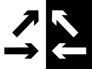 two pathway arrow