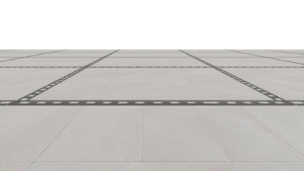 Modern concrete floor with contrasting dark grid lines creating a clean, contemporary architectural backdrop for design projects