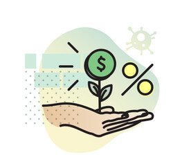 Micro-Finance to Boost Economy - Icon