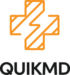 QuikMD Logo vector Medical Logo Healthcare logo mock-up Pharmacy logo