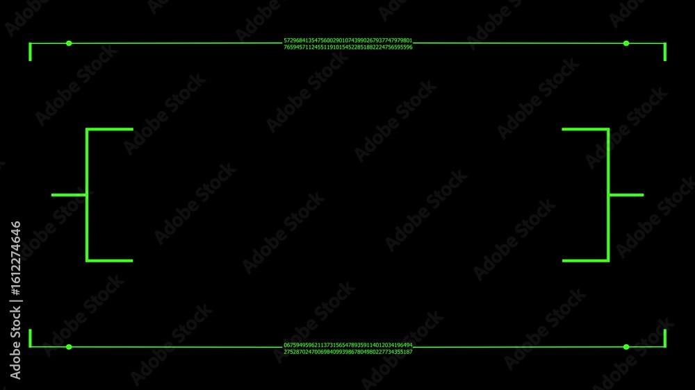 Aufkleber futuristic glitchy hud . cyberpunk style distorted hud screen alpha. tech user interface hologram gl