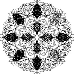 christmas, pattern, design, floral, ornament, flower, vector, vintage, decoration, illustration, art, wallpaper, element, tattoo, seamless, decor, ornate, set, texture, black, swirl, leaf, shape, fram