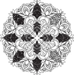 christmas, pattern, design, floral, ornament, flower, vector, vintage, decoration, illustration, art, wallpaper, element, tattoo, seamless, decor, ornate, set, texture, black, swirl, leaf, shape, fram