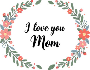 Obraz premium Lovely Floral Wreath Featuring 