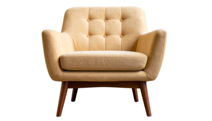  leather armchair isolated