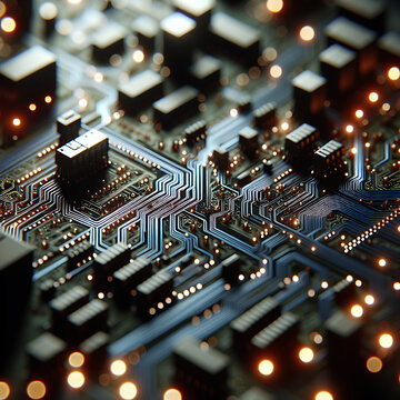 electronic circuit board AI chip set motherboard advance board technology design unique