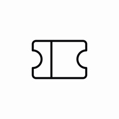 voucher paper icon sign vector