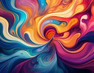 abstract swirling colors vibrant and dynamic