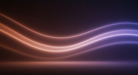 Abstract pink and purple wave background with soft light and smooth curves