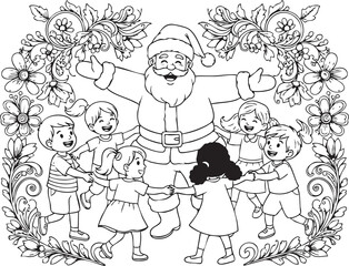 Fototapeta premium cartoon, coloring book, coloring, illustration, drawing, children, child, boy, fairytale, vector, people, cat, fairy tale, childhood, tale, outline, sketch, fairy-tale, funny, bear, toy, clip-art, fai