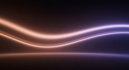 Abstract pink and purple wave background with soft light and smooth curves