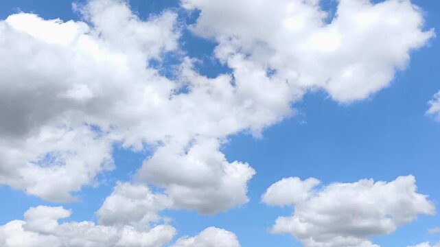  Very bright whitish and gray clouds at midday